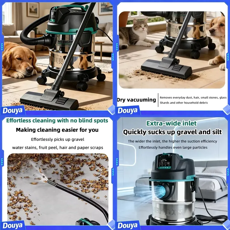Wet Dry Vacuum Shop - 35/38L High-Power Vacuum Cleaner for Car