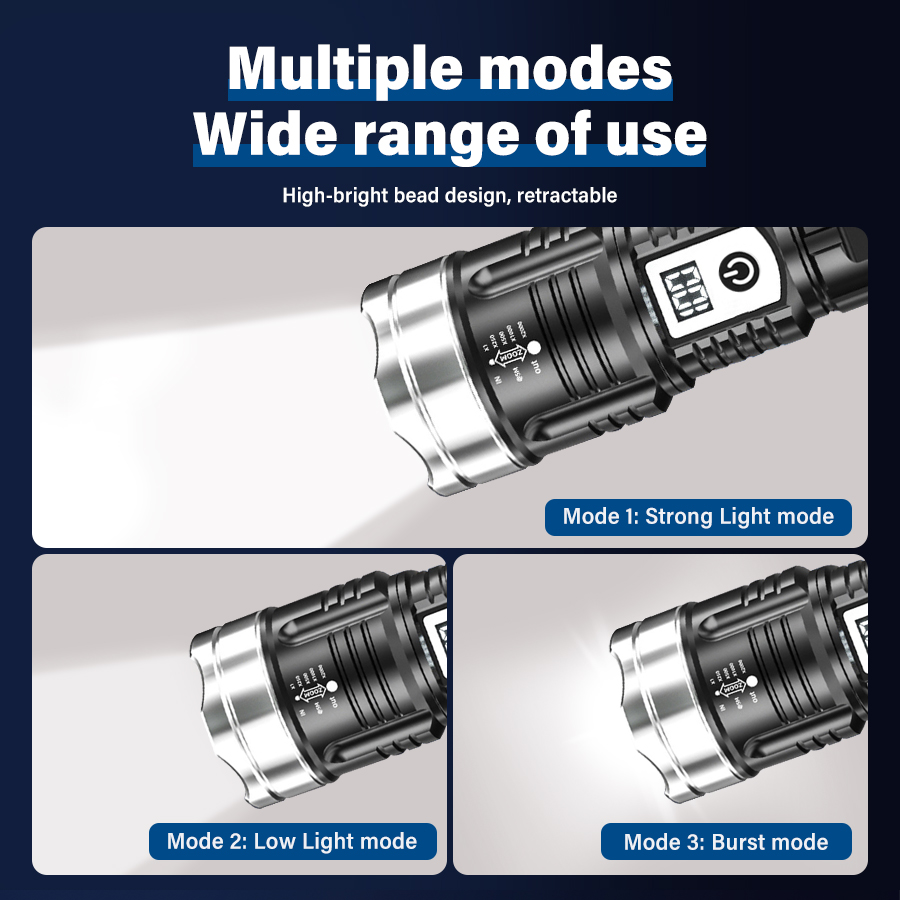 High Power 200000LM LED Flashl - Outdoor Power Lights 评论和价格