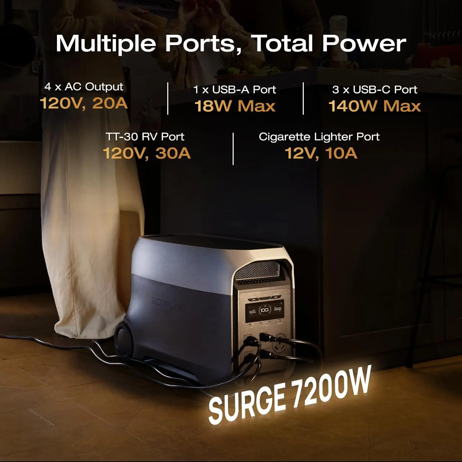 EF ECOFLOW DELTA 3 Ultra Porta - Portable Generator Inverter 评论和价格