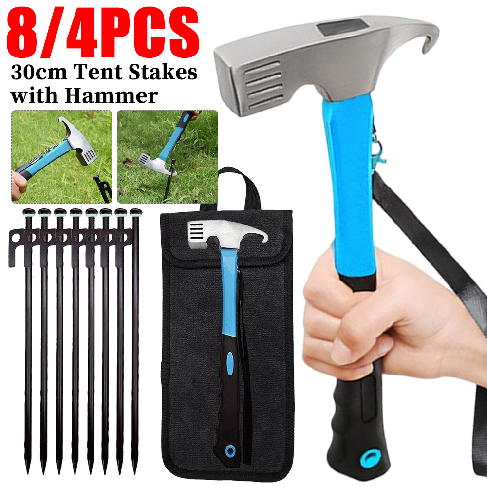 8/4PCS Camping Tent Stakes and - Outdoor Power Stake 评论和价格