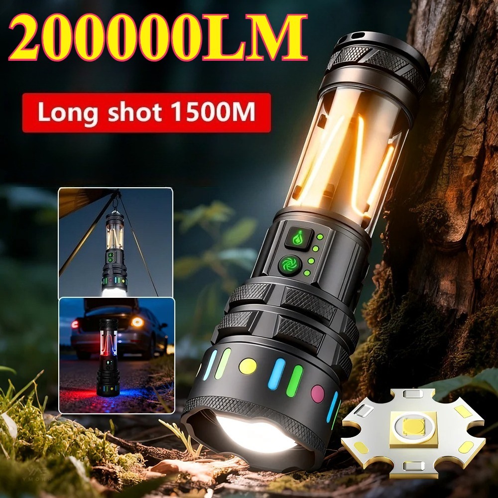 Powerful Ultra Bright LED Flas - Outdoor Powerbank 评论和价格