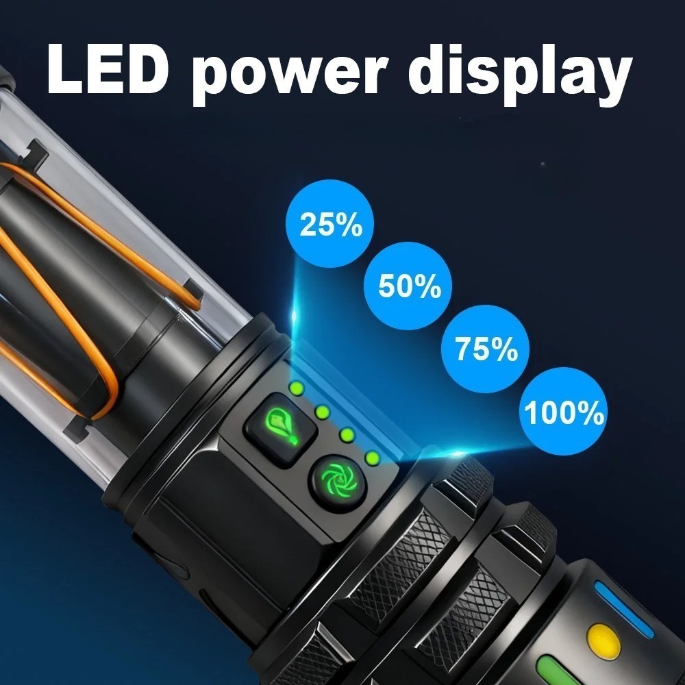 Powerful Ultra Bright LED Flas - Outdoor Powerbank 评论和价格