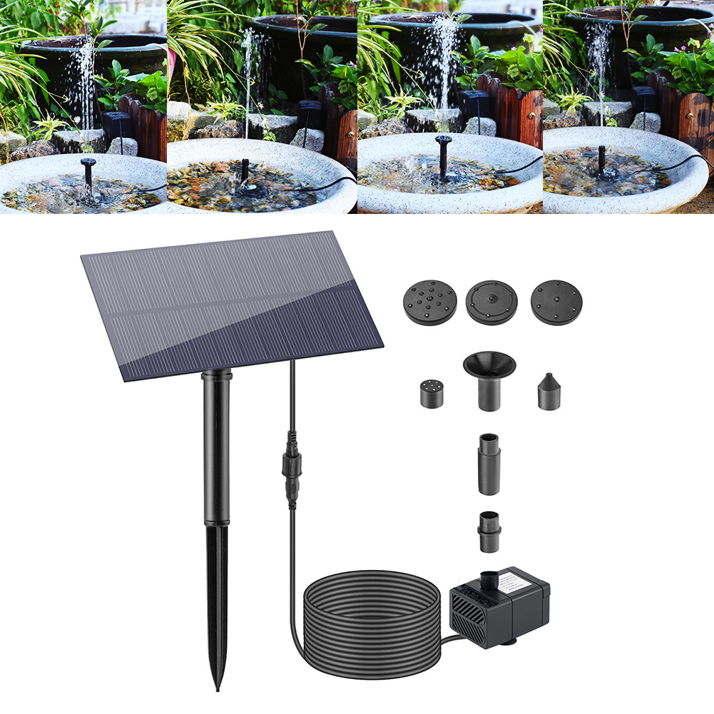 5W 5V Water Fountain Garden De - Outdoor Power Stake 评论和价格