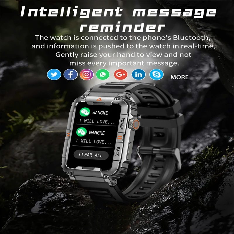 Military Outdoor Smart Watch G - Outdoor Power Hours 评论和价格