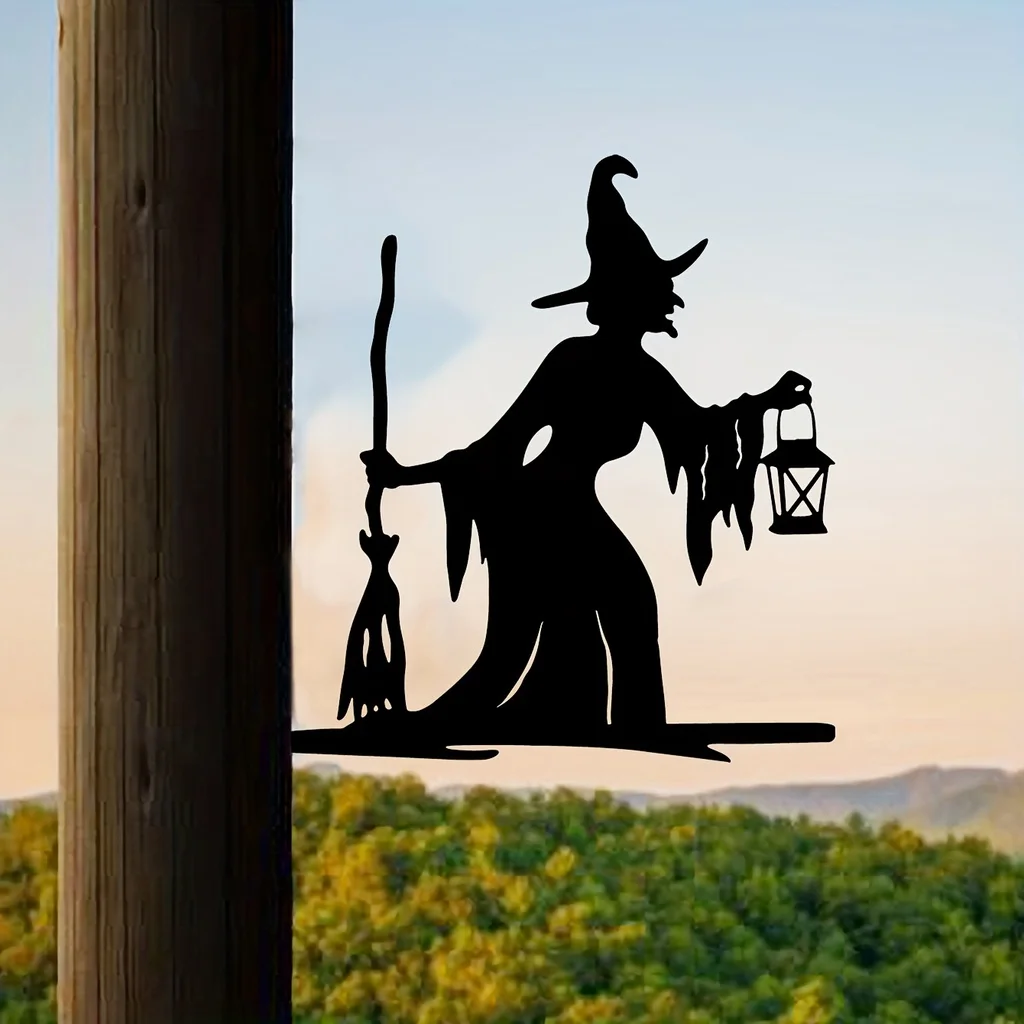 1pc Witch Lantern On Branch St - Outdoor Power Stake 评论和价格