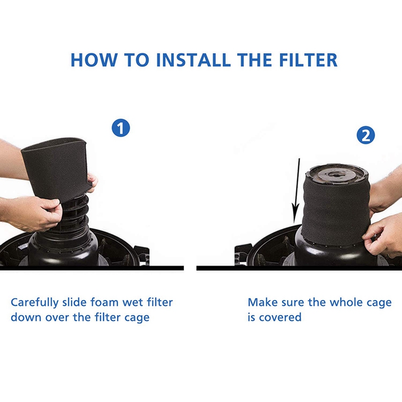 B59B 5 Packs 90585 Foam Filter - Wet Dry Vacuum Shop 评论和价格