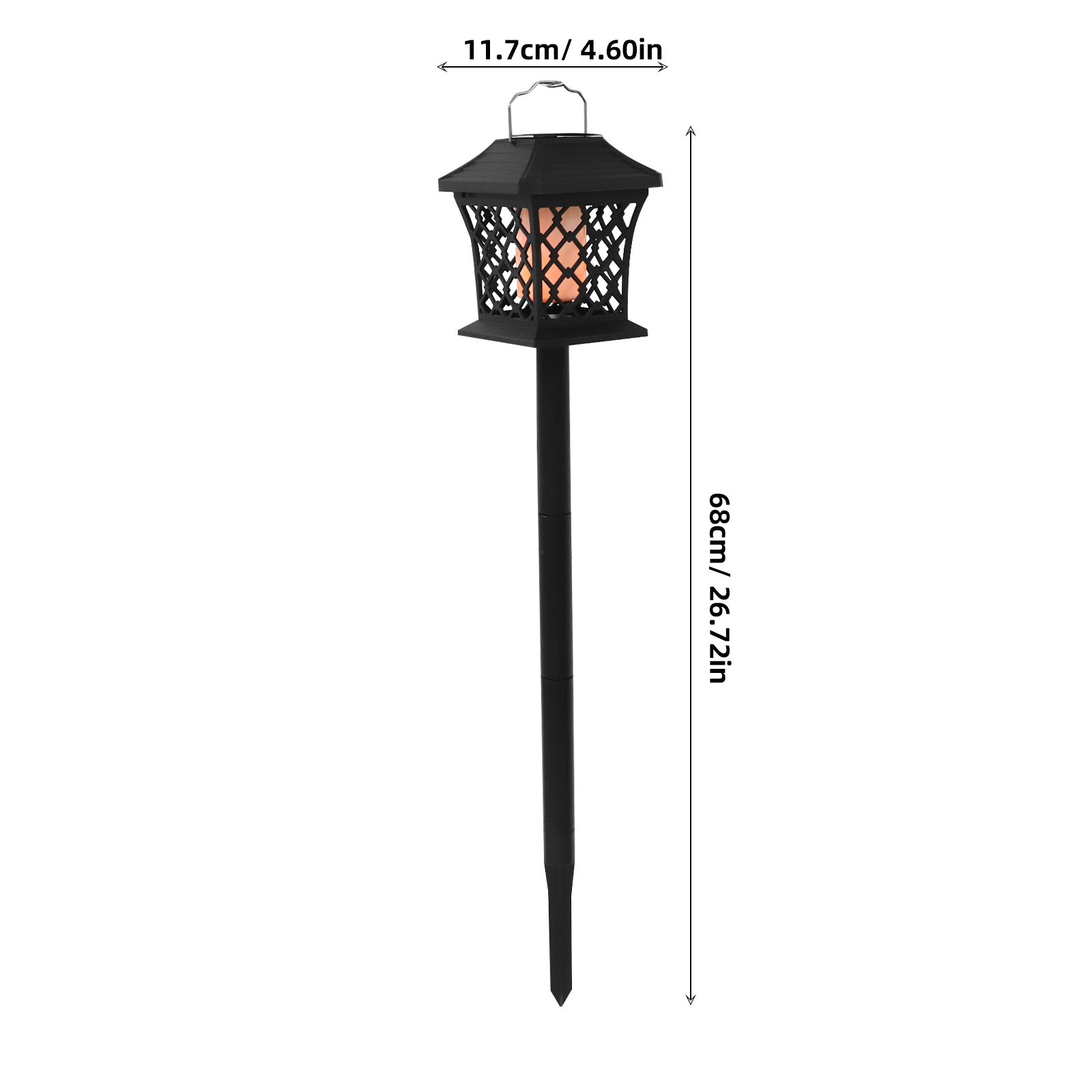 2 Pcs Solar Lights Outdoor Gar - Outdoor Power Stake 评论和价格