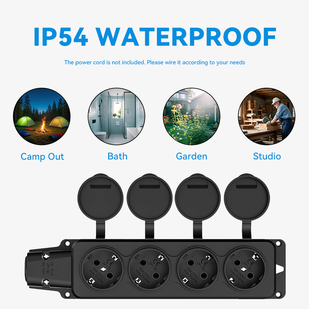 Outdoor Power Strip Waterproof - Outdoor Power Strip With Cover 评论和价格