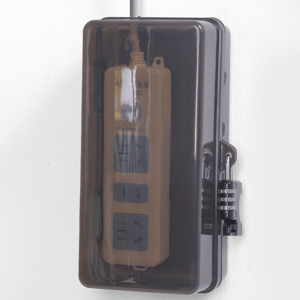 Durable Plastic Plug Box Anti- - Outdoor Power Strip With Cover 评论和价格