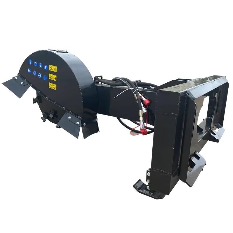 Stump grinder attached to a sk - Stump Grinder Attachment 评论和价格