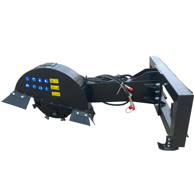 Stump grinder attached to a sk - Stump Grinder Attachment 评论和价格