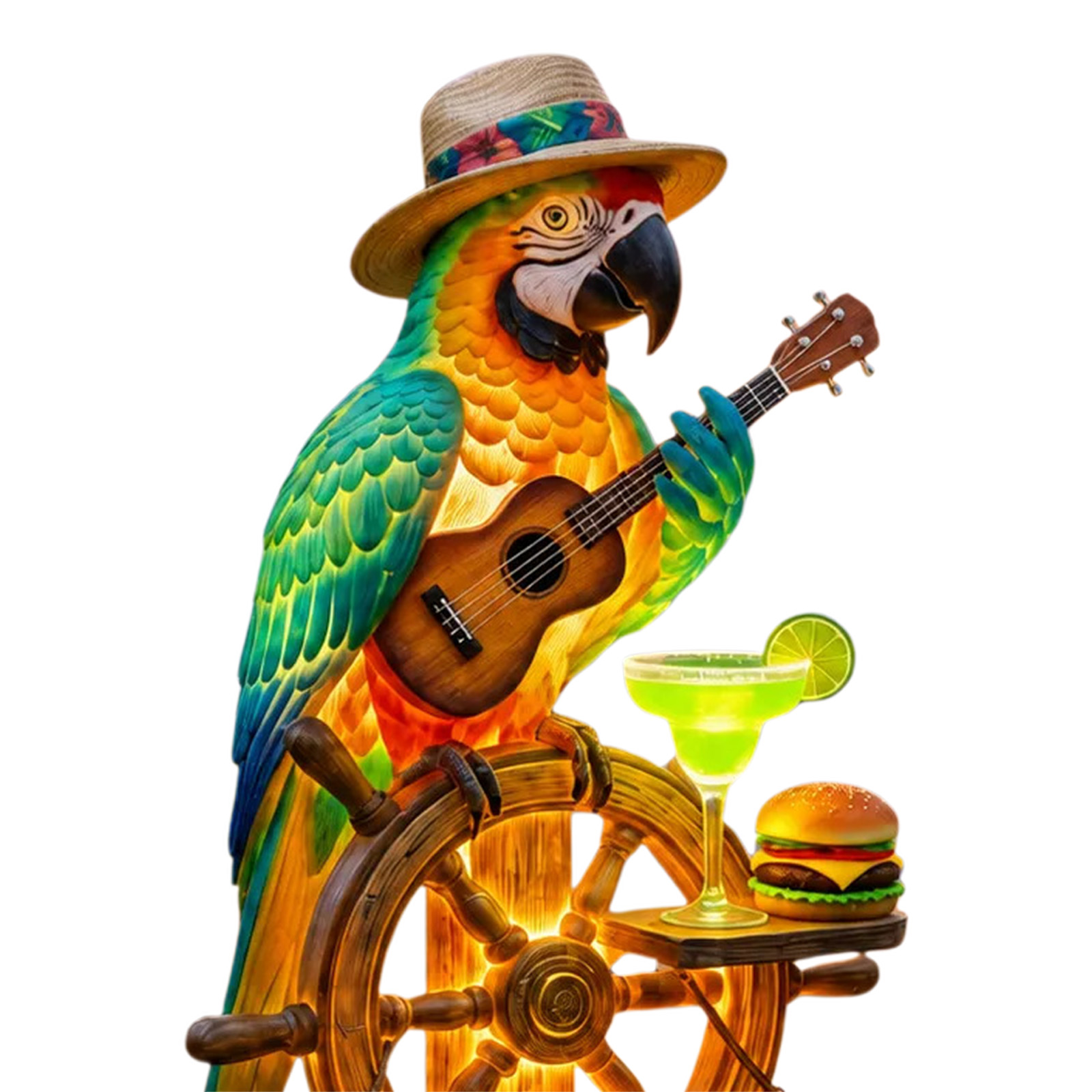Solar-Powered Outdoor Parrot S - Outdoor Power Stake 评论和价格