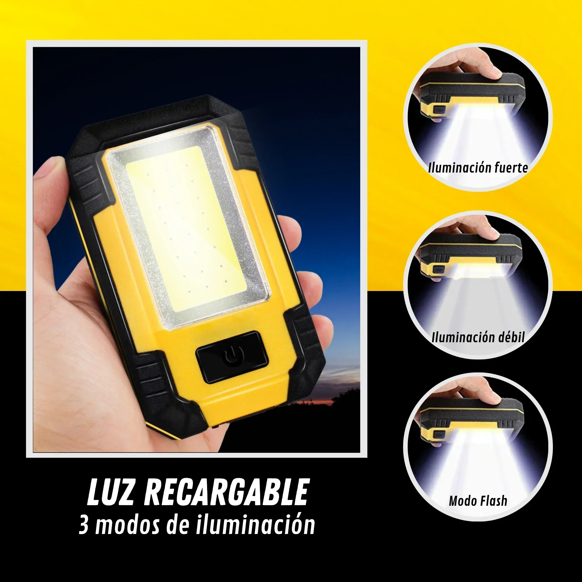 Portable 4000MaH Rechargeable  - Outdoor Power Lights 评论和价格