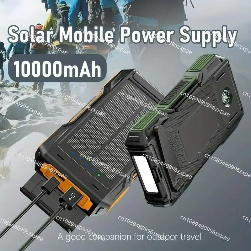 Solar Power Bank 10000mAh Hand - Outdoor Powerbank 评论和价格