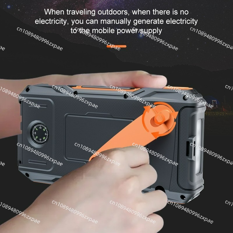 Solar Power Bank 10000mAh Hand - Outdoor Powerbank 评论和价格