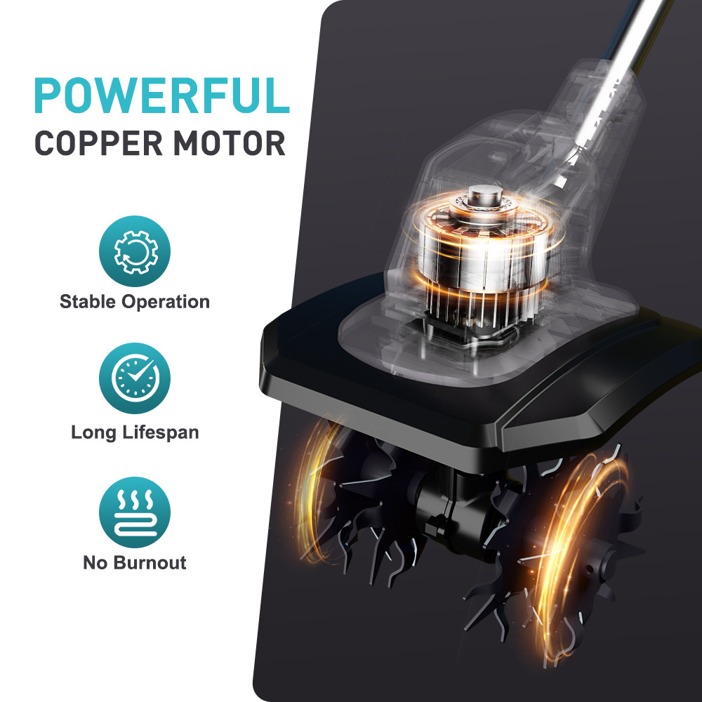 21V Lithium High Power Mini Ti - Garden Tiller Mini 评论和价格
