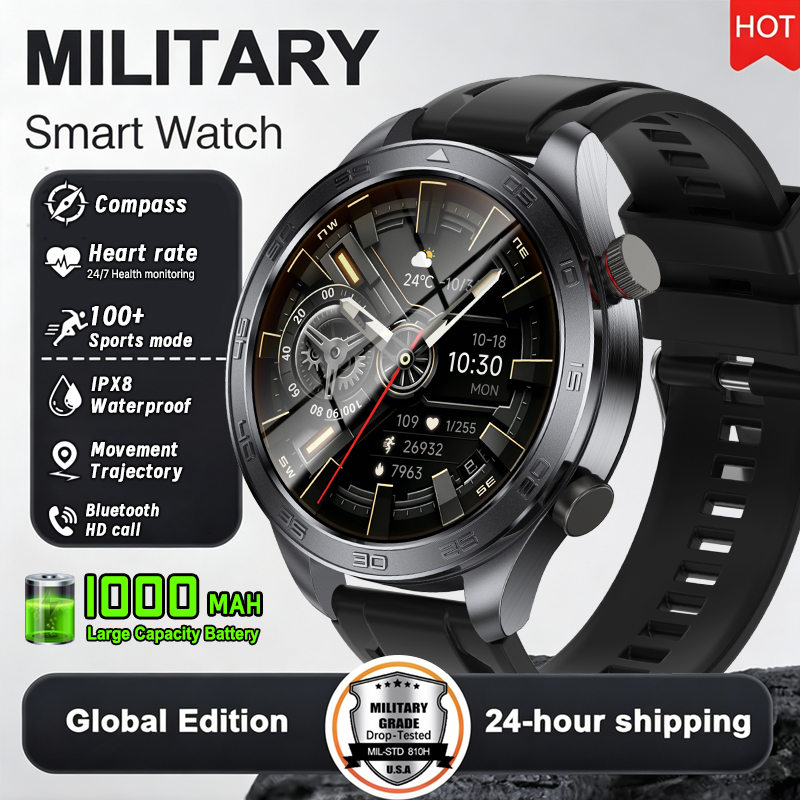 New Military Smart Watch Men G - Outdoor Power Hours 评论和价格