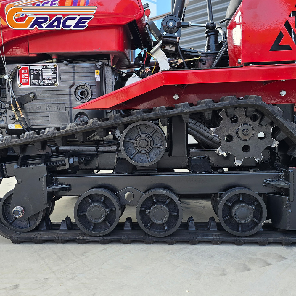 Mini 15HP Crawler Tractor Rubb - Garden Tiller Mini 评论和价格