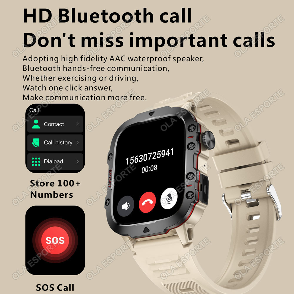 2026 New Military Smart Watch  - Outdoor Power Hours 评论和价格