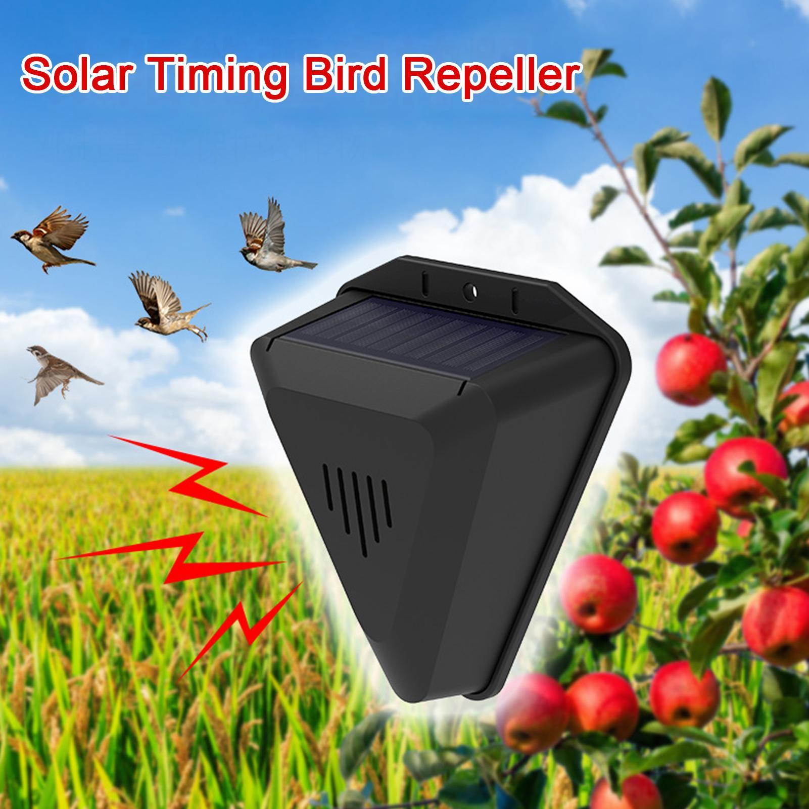 Solar Timer Bird Repeller With - Outdoor Power Hours 评论和价格
