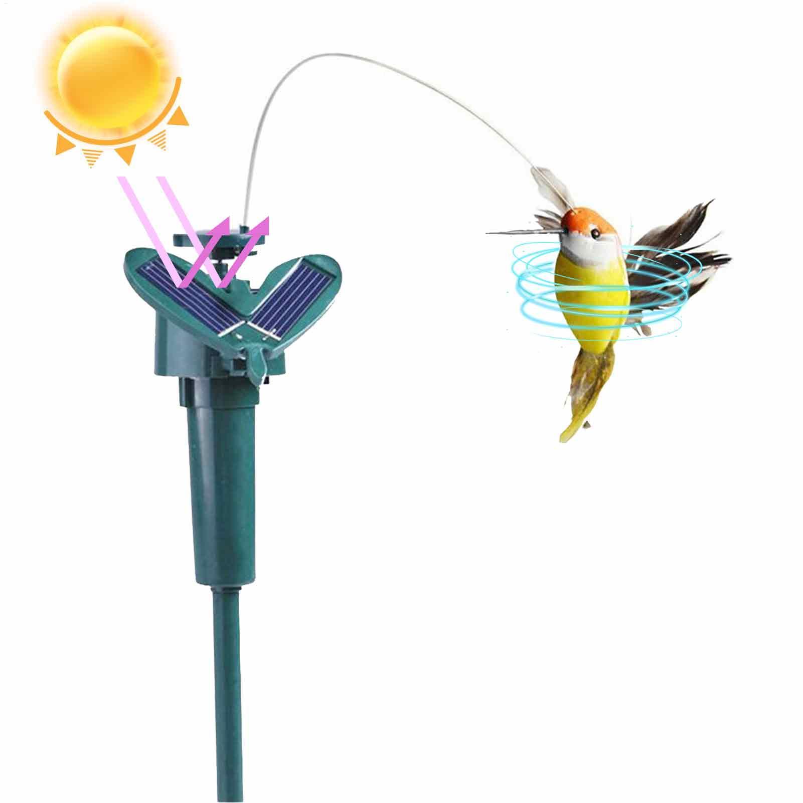 1pc Solar Rotating Bird Funny  - Outdoor Power Stake 评论和价格