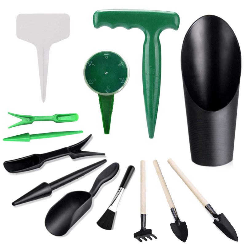 Mini Gardening Tool Set Label  - Garden Tiller Mini 评论和价格