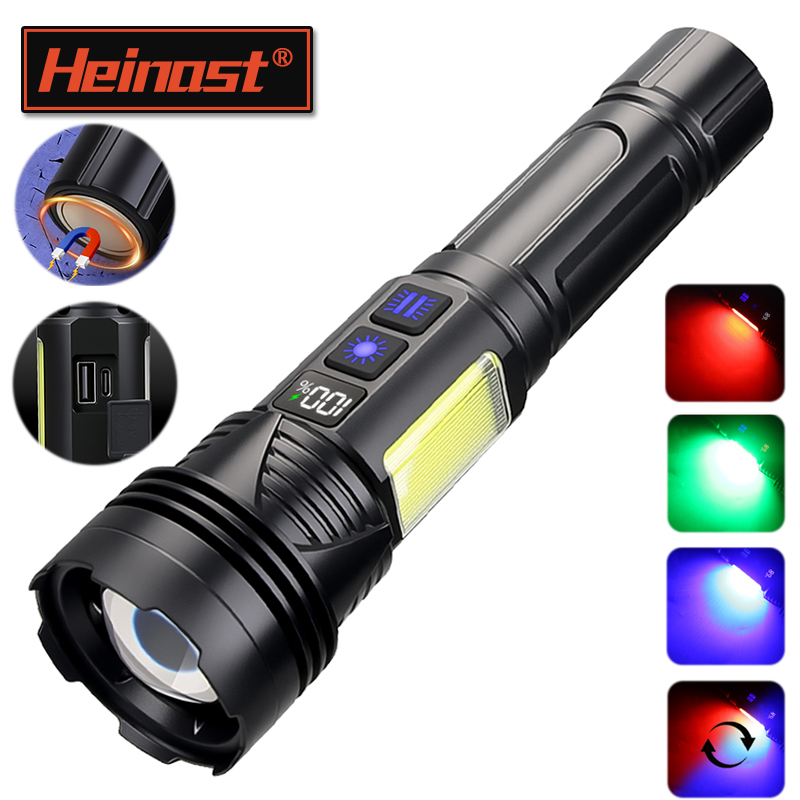 Powerful LED Handheld Flashlig - Outdoor Powerbank 评论和价格